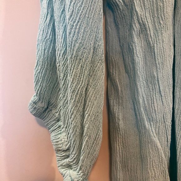 💲⬇️ Love & Legend Aqua Blue Boho Tunic - Picture 3 of 6